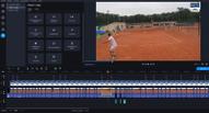 Capture d'écran du logiciel de montage